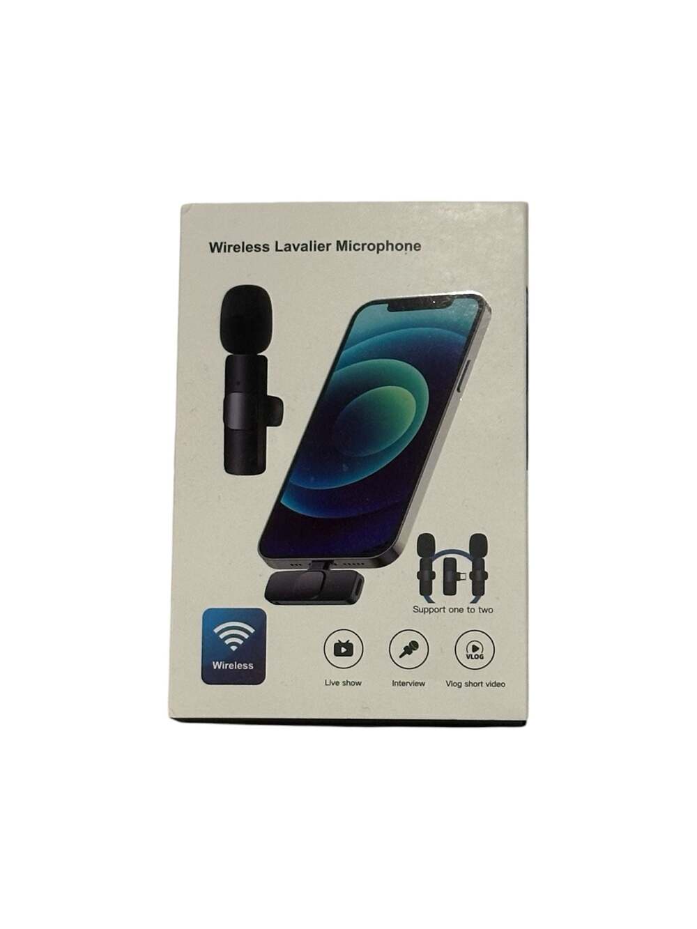 Wireless Lavalier Microphone System for iPhone and Type-C